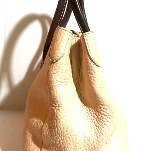 Dooney bourke Elegant Tan Leather Tote Bag - Picture 2 of 13